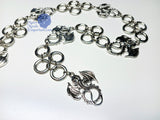 Medieval Dragon Belt in Antique Silver - Lady Pendragon