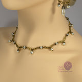 pearl Renaissance necklace golden Lady Blythe