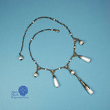teardrop pearl necklace bronze Renaissance Caterina Sforza