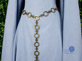 medieval girdle belt bronze Hera ring chain belt