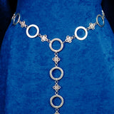 renaissance silver chain belt Hera girdle belt
