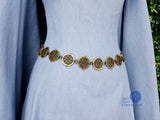 bronze medieval belt Celtic Maiden Kinsey