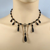 Black Victorian Necklace Milady Lorelle