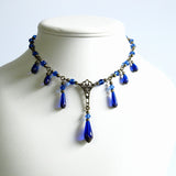 Blue Victorian Necklace Milady Lorelle