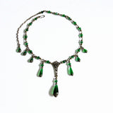 Green Victorian Necklace Milady Lorelle