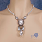 pearl Renaissance wedding necklace silver Princess Louise