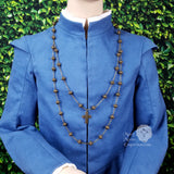 Mark Smeaton Necklace Chain with cross Bronze