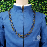 Medieval neck chain for men - antique bronze Oldham chain 36"