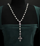 Paris Pearl Rosary Renaissance Necklace