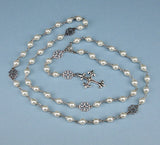 Paris Pearl Rosary Renaissance Necklace