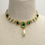 pearl Renaissance necklace gold Milady Pauline