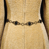 black renaissance girdle belt bronze Questa