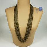 Rathbone Antique Bronze Mens Multi Chain Tudor Necklace