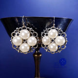 white princess queen elizabeth woodville earrings silver