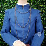 Yardley mens renaissance chain necklace antique silver