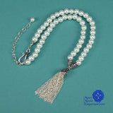 pearl Renaissance Necklace Queen Anne's Tassel Necklace