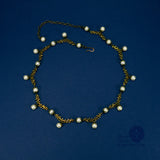 pearl Renaissance necklace golden Lady Blythe