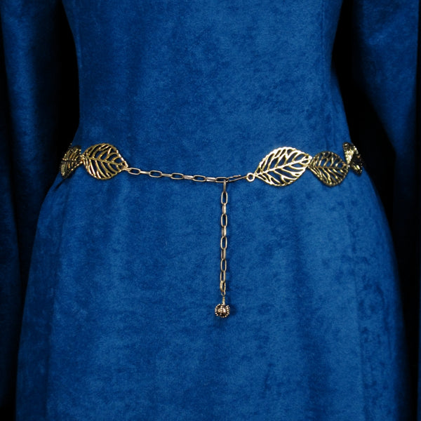 gold leaf belt for dress Leaf Vine Dress Belt or Hair Vine Becci's Bridal Designs