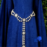 The White Princess Queen Elizabeth Woodville pearl girdle belt silver