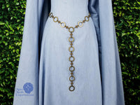 medieval girdle belt bronze Hera ring chain belt