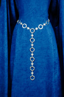 renaissance silver chain belt Hera girdle belt