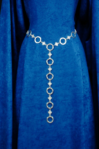 silver chain belts for dresses Women's Boho Western Heart Chain Belt
