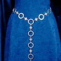 renaissance silver chain belt Hera girdle belt