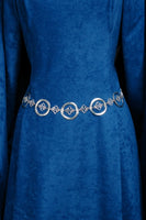 medieval silver large ring belt Maiden Juliette