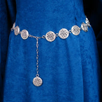 silver medieval chain belt Maiden Kinsey