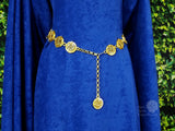 gold Celtic belt Medieval Renaissance Maiden Kinsey