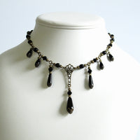 Black Victorian Necklace Milady Lorelle