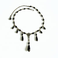 Black Victorian Necklace Milady Lorelle