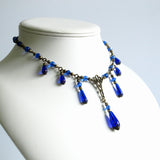 Blue Victorian Necklace Milady Lorelle
