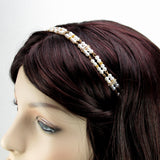 gold and pearl Renaissance headband Lady Orla