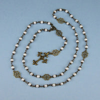 Paris Pearl Rosary Renaissance Necklace