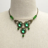 green renaissance necklace bronze Questa