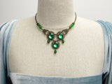 green renaissance necklace bronze Questa