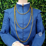 Yardley mens renaissance chain necklace antique golden